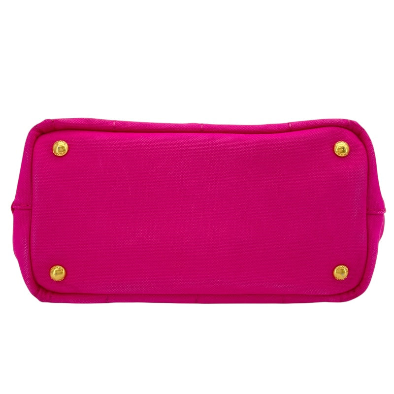 プラダ PRADA カナパ　バッグ 1BG439 ホットピンク キャンバス レディース ショルダーバッグ
