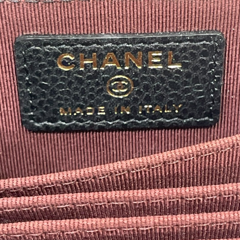 25SS【CHANEL】カードケース ゴールド金具 シャネル CHANEL クラッシク フラップカードケース AP0214