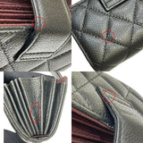 シャネル CHANEL マトラッセ マルチカードケース ブラック ゴールド金具 キャビアスキン レディース カードケース