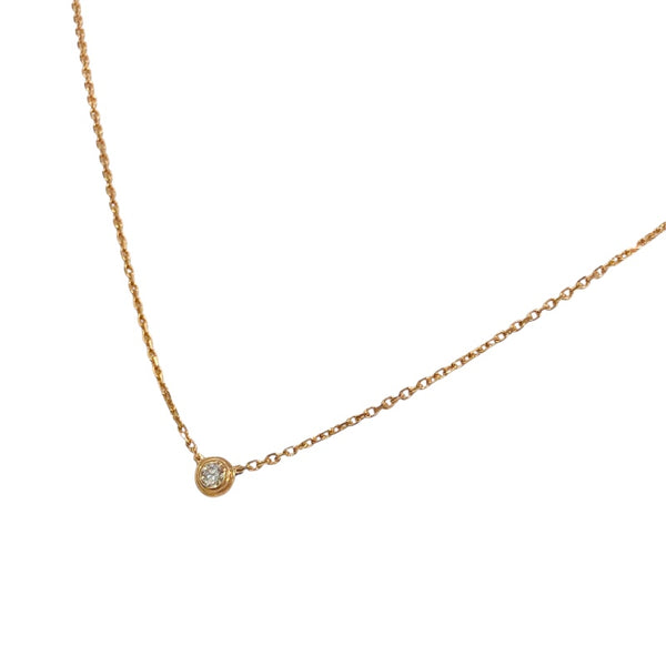 カルティエ Cartier ダムールダイヤネックレスXS ピンクゴールド Au750 ジュエリー