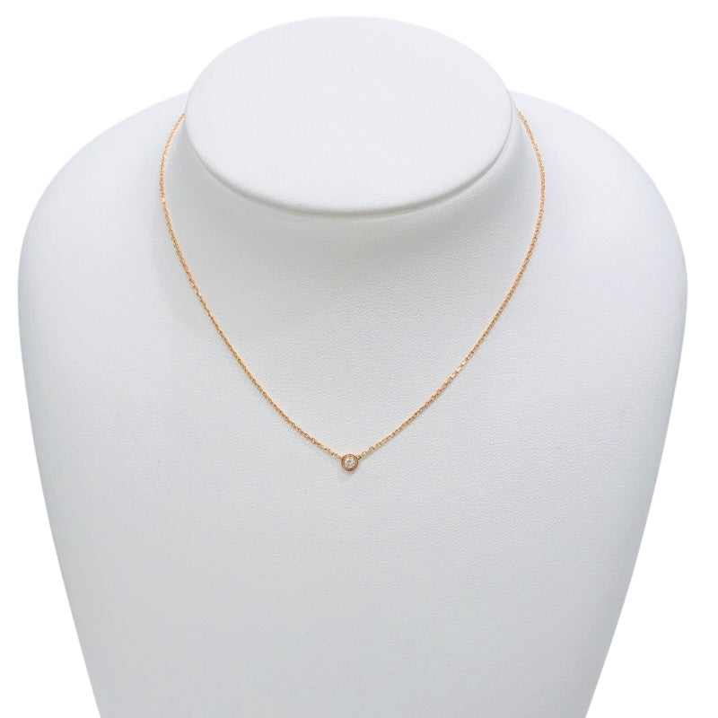 カルティエ Cartier ダムールダイヤネックレスXS ピンクゴールド Au750 ジュエリー