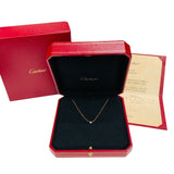 カルティエ Cartier ダムールダイヤネックレスXS ピンクゴールド Au750 ジュエリー