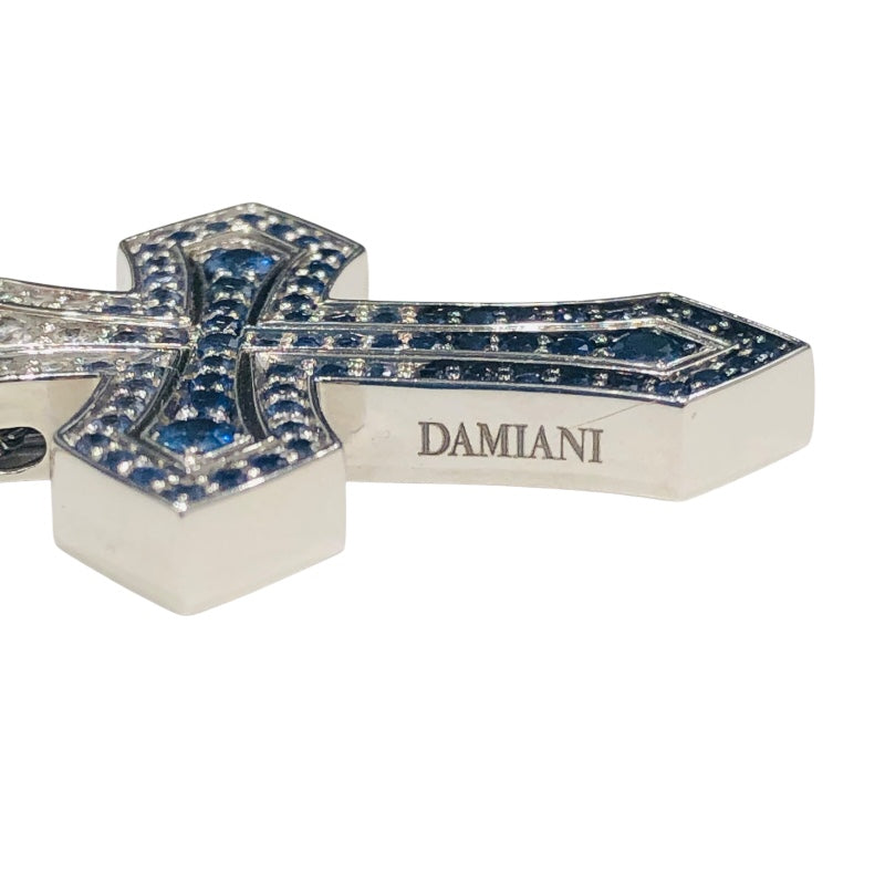 ダミアーニ DAMIANI ベルエポッククラウン ネックレスM サファイア/ダイヤ ホワイトゴールド 750 ジュエリー
