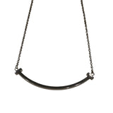 ティファニー TIFFANY＆CO Tスマイルネックレススモール ホワイトゴールド Au750 ジュエリー