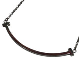 ティファニー TIFFANY＆CO Tスマイルネックレススモール ホワイトゴールド Au750 ジュエリー