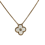 ヴァンクリーフ＆アーペル Van Cleef & Arpels ヴィンテージアルハンブラ ネックレス ホリデー限定 MOP ピンクゴールド 750 ジュエリー