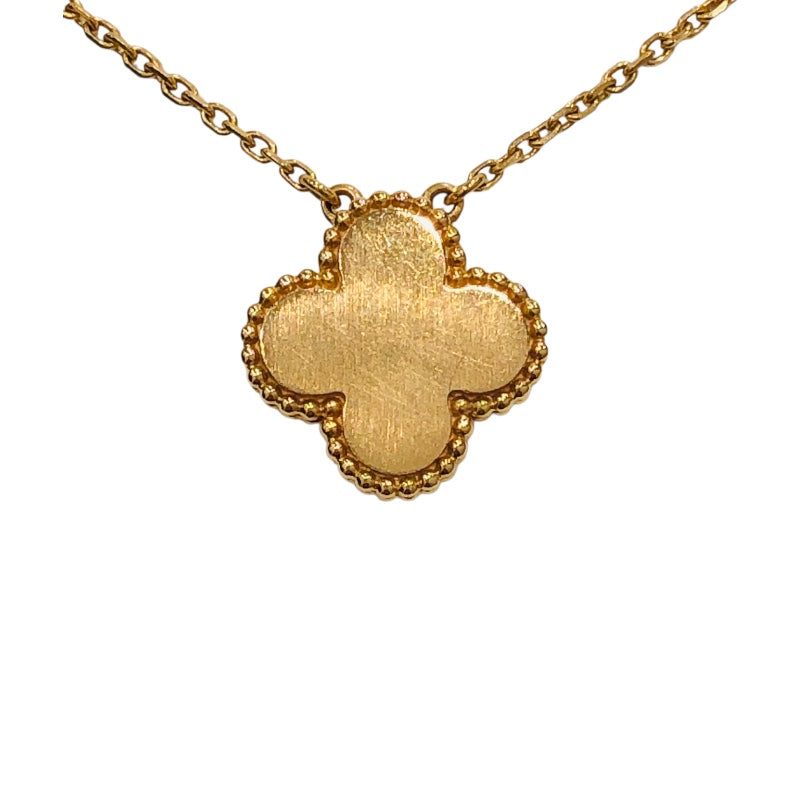 ヴァンクリーフ＆アーペル Van Cleef & Arpels ヴィンテージアルハンブラ ネックレス ホリデー限定 MOP ピンクゴールド 750 ジュエリー