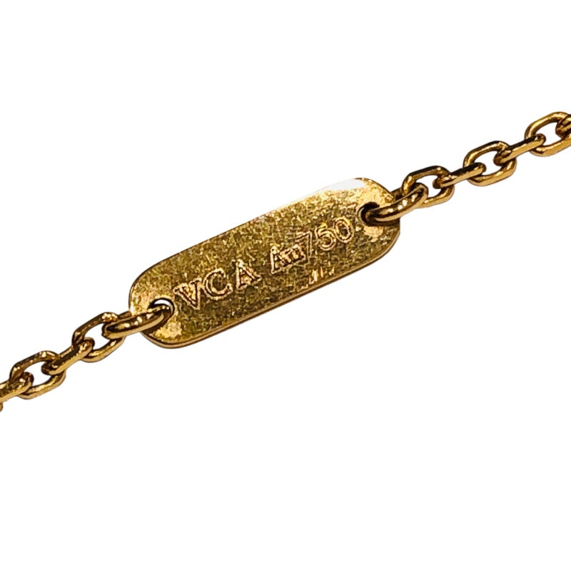 ヴァンクリーフ＆アーペル Van Cleef & Arpels ヴィンテージアルハンブラ ネックレス ホリデー限定 MOP ピンクゴールド 750 ジュエリー