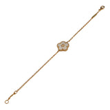 ヴァンクリーフ＆アーペル Van Cleef & Arpels ラッキースプリング プラムブロッサム ブレスレット MOP ピンクゴールド 750 ジュエリー