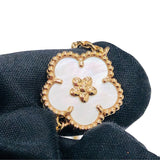 ヴァンクリーフ＆アーペル Van Cleef & Arpels ラッキースプリング プラムブロッサム ブレスレット MOP ピンクゴールド 750 ジュエリー