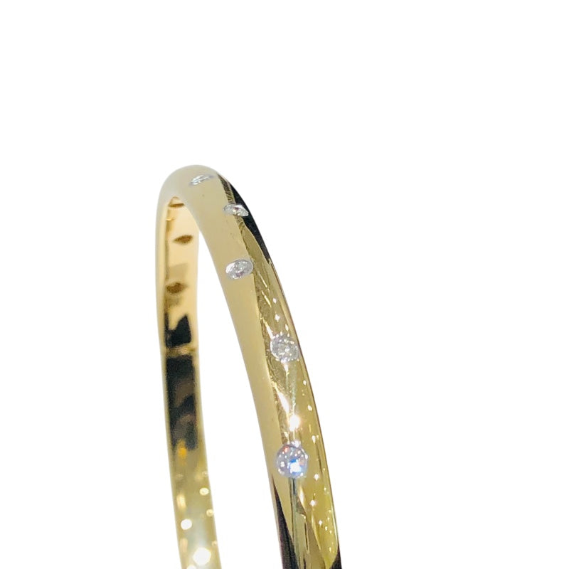 ティファニー TIFFANY＆CO ドッツブレスレット 10PD 750YG/Pt950 ジュエリー