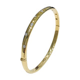 ティファニー TIFFANY＆CO ドッツブレスレット 10PD 750YG/Pt950 ジュエリー