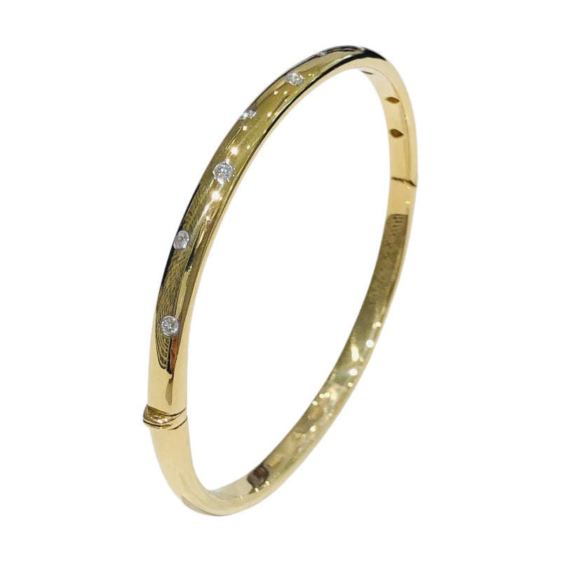 ティファニー TIFFANY＆CO ドッツブレスレット 10PD 750YG/Pt950 ジュエリー
