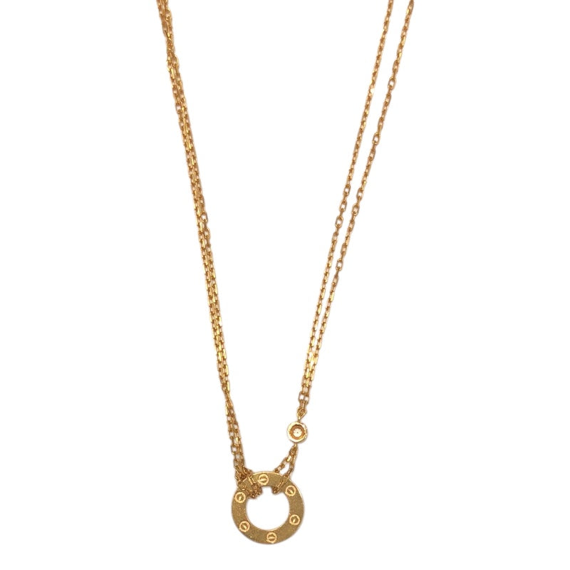 カルティエ Cartier ラブサークルダイヤ　ネックレス ゴールド 750PG ジュエリー