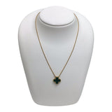 ヴァンクリーフ＆アーペル Van Cleef & Arpels ヴィンテージアルハンブラネックレス ゴールド Au750　マラカイト ジュエリー