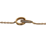 カルティエ Cartier ベビーラブダイヤネックレス ピンクゴールド Au750 ジュエリー