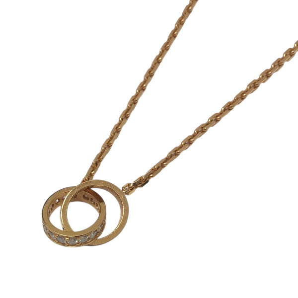 カルティエ Cartier ベビーラブダイヤネックレス ピンクゴールド Au750 ジュエリー