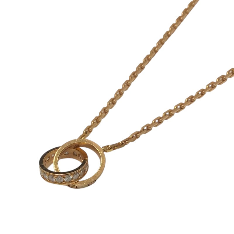 カルティエ Cartier ベビーラブダイヤネックレス ピンクゴールド Au750 ジュエリー
