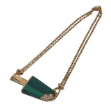 ブルガリ BVLGARI ジェラーティブレスレット ピンクゴールド Au750 マラカイト ジュエリー