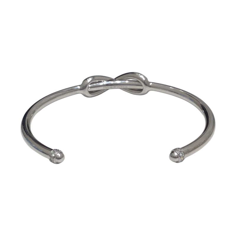 ティファニー TIFFANY＆CO インフィニティダイヤバングル ホワイトゴールド Au750 ジュエリー