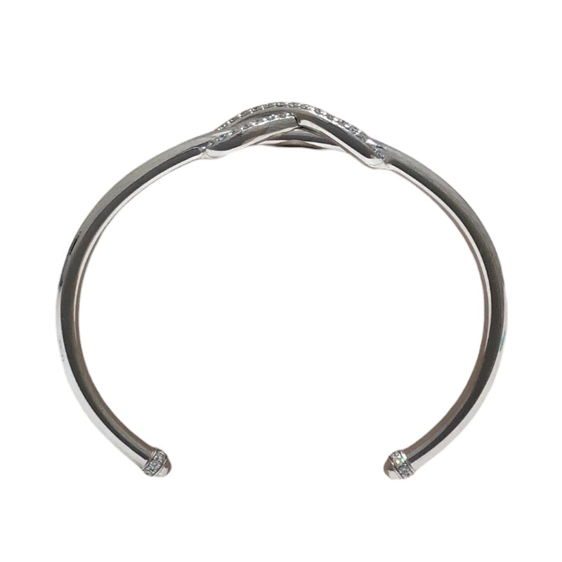 ティファニー TIFFANY＆CO インフィニティダイヤバングル ホワイトゴールド Au750 ジュエリー