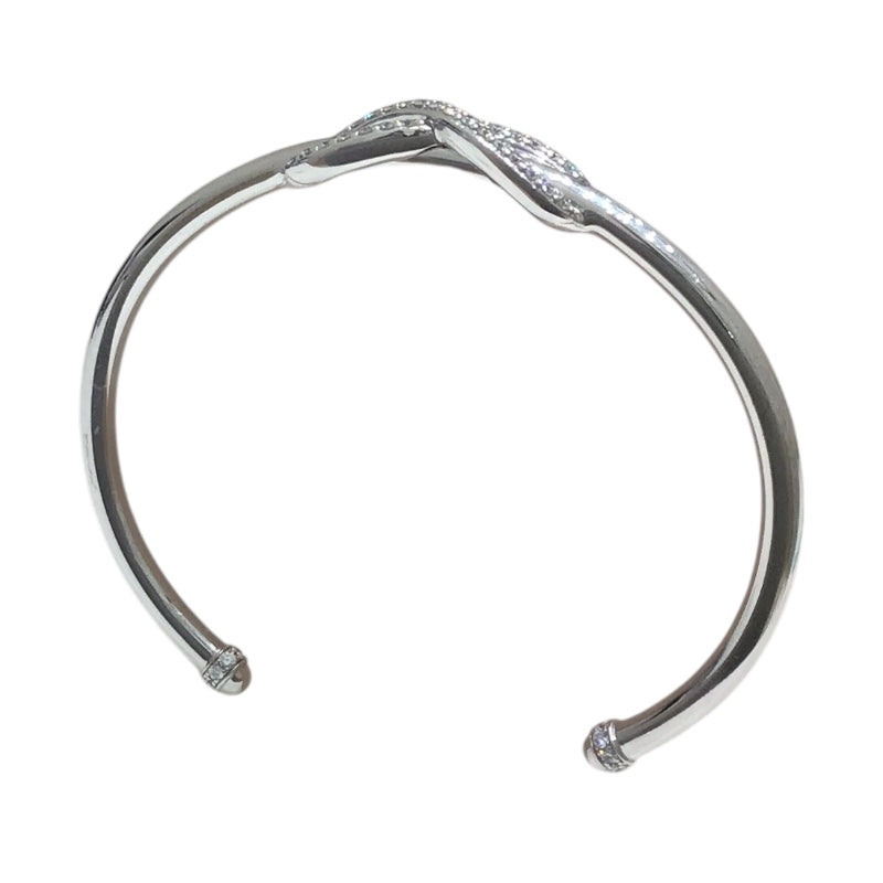 ティファニー TIFFANY＆CO インフィニティダイヤバングル ホワイトゴールド Au750 ジュエリー