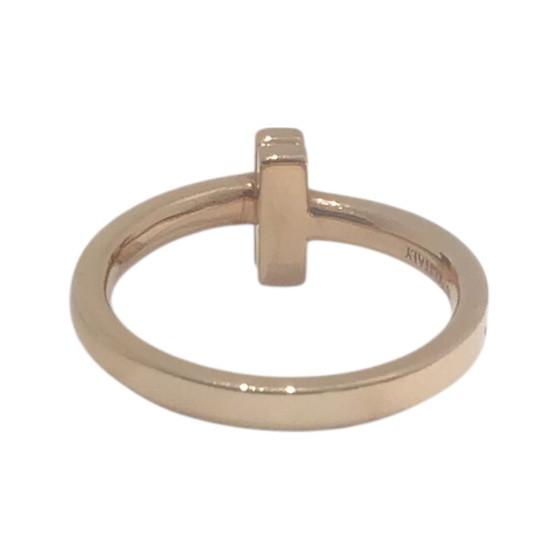 ティファニー TIFFANY＆CO Tワンダイヤリング ピンクゴールド Au750 ジュエリー