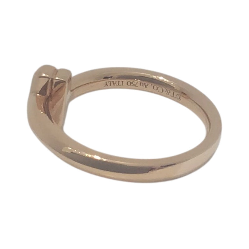 ティファニー TIFFANY＆CO Tワンダイヤリング ピンクゴールド Au750 ジュエリー