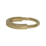 ティファニー TIFFANY＆CO ロックﾘﾝｸﾞ イエローゴールド Au750 ジュエリー