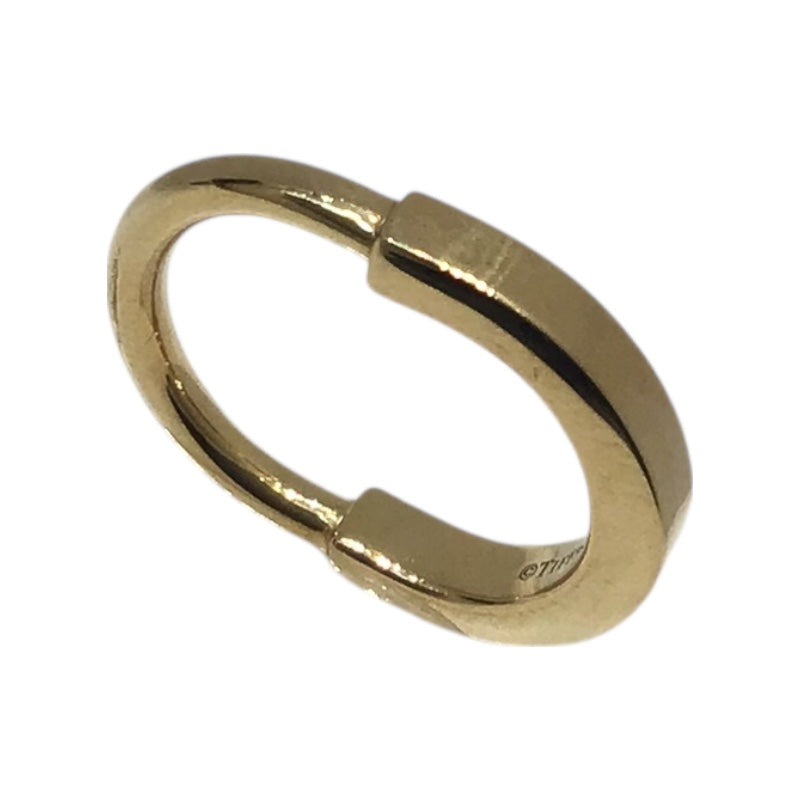 ティファニー TIFFANY＆CO ロックﾘﾝｸﾞ イエローゴールド Au750 ジュエリー