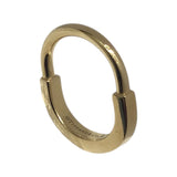 ティファニー TIFFANY＆CO ロックﾘﾝｸﾞ イエローゴールド Au750 ジュエリー