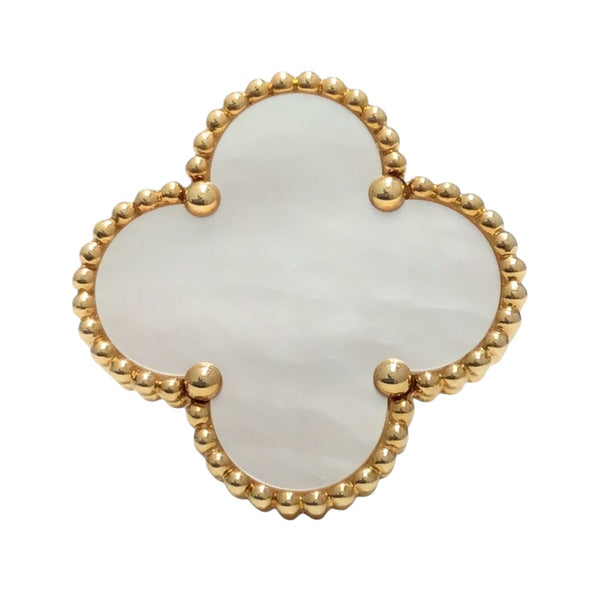 ヴァンクリーフ＆アーペル Van Cleef & Arpels マジックアルハンブラリング ゴールド Au750　MOP ジュエリー