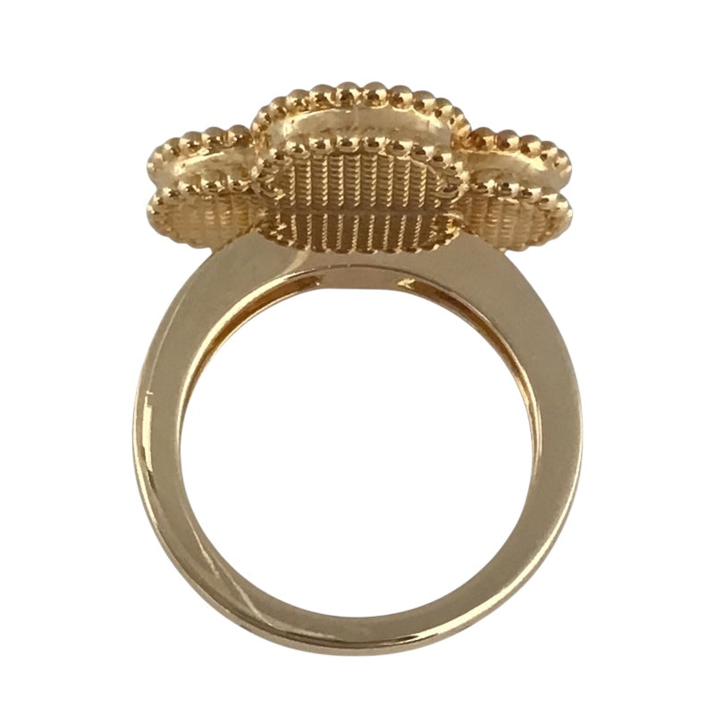 ヴァンクリーフ＆アーペル Van Cleef & Arpels マジックアルハンブラリング ゴールド Au750　MOP ジュエリー