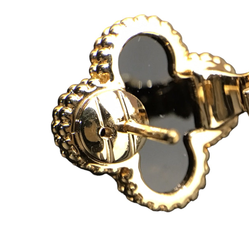 Van Cleef & Arpels ヴィンテージアルハンブラ　オニキスピアス Van Cleef & Arpels - ヴァンクリーフ＆アーペル ヴィンテージ