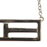 ティファニー TIFFANY＆CO Tトゥオープンパーティカルダイヤネックレス ホワイトゴールド 750WG ジュエリー