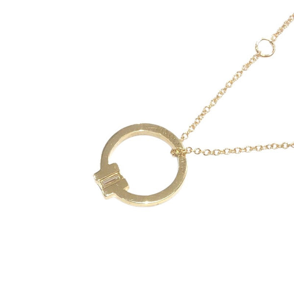 ティファニー TIFFANY＆CO Tスクエアネックレス イエローゴールド 750 ジュエリー