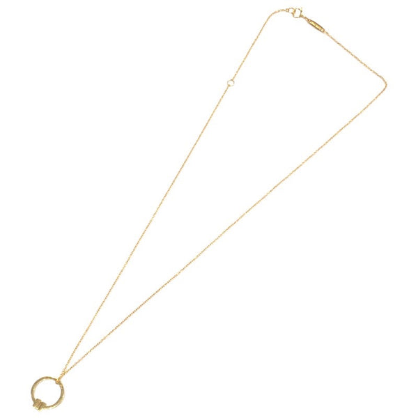 ティファニー TIFFANY＆CO Tスクエアネックレス イエローゴールド 750 ジュエリー