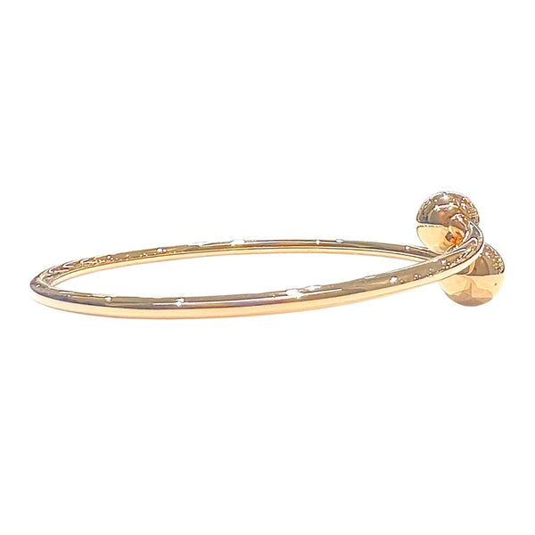 ティファニー TIFFANY＆CO ハードウェアボールブレスレット ピンクゴールド 750PG ジュエリー