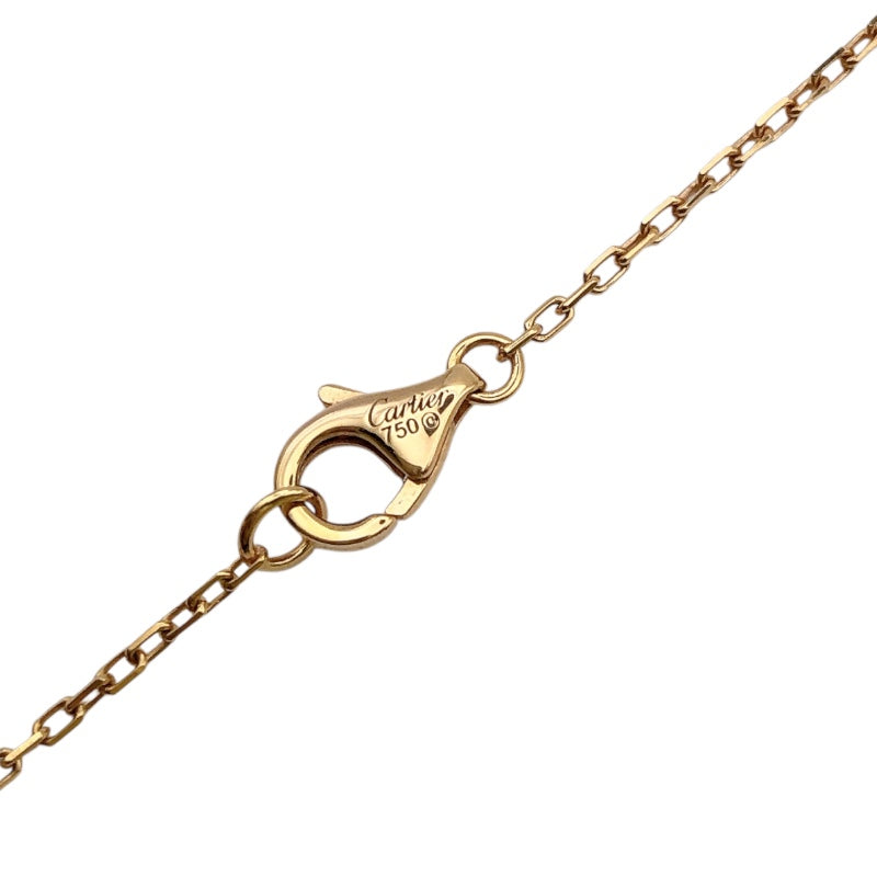 カルティエ Cartier ロゴドゥーブルダイヤネックレス ピンクゴールド 750PG/ダイヤモンド ジュエリー