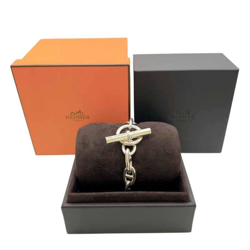 エルメス HERMES シェーヌダンクルGMブレスレット 12コマ シルバー SV925 ジュエリー