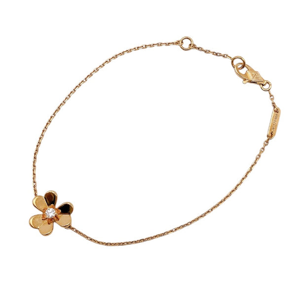 ヴァンクリーフ＆アーペル Van Cleef & Arpels フリヴォルミニ１Pダイヤブレス イエローゴールド 750YG ダイヤモンド ジュエリー