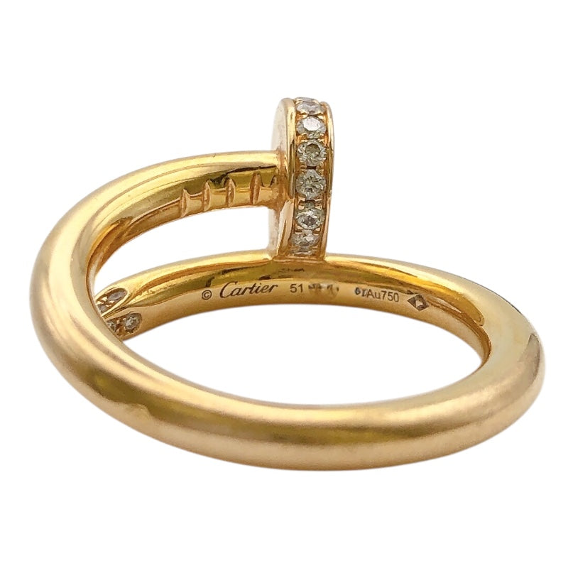 カルティエ Cartier ジュストアンクルリング ピンクゴールド 750PG/ダイヤモンド ダイヤモンド ジュエリー