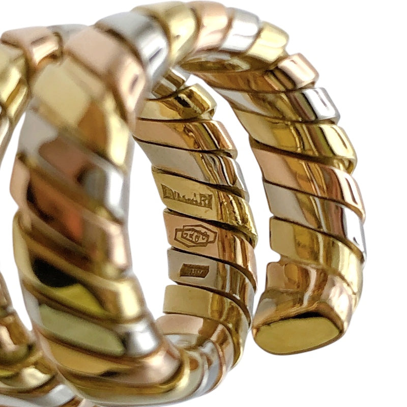 ブルガリ BVLGARI トゥボカススネイクリング K18ゴールド ジュエリー