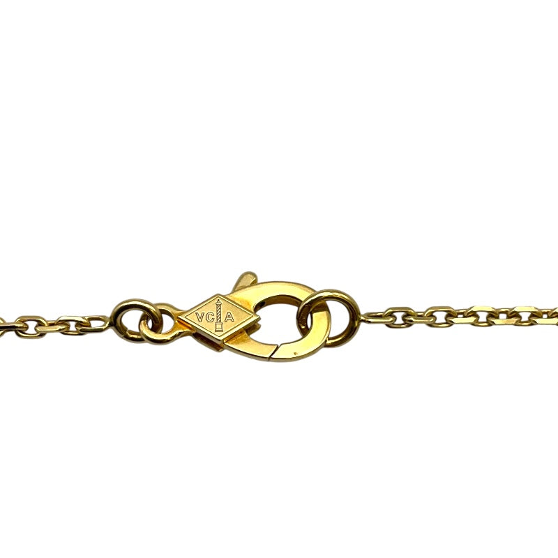 ヴァンクリーフ＆アーペル Van Cleef & Arpels ヴィンテージアルハンブラネックレスマラカイト グリーン K18YG/マラカイト ジュエリー