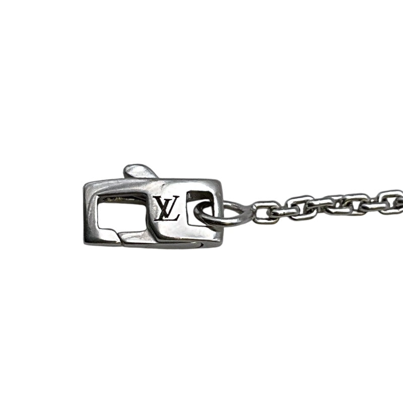 ルイ・ヴィトン LOUIS VUITTON ブラスレサンブロッサム４Ｐダイヤブレス シルバー K18WG ジュエリー