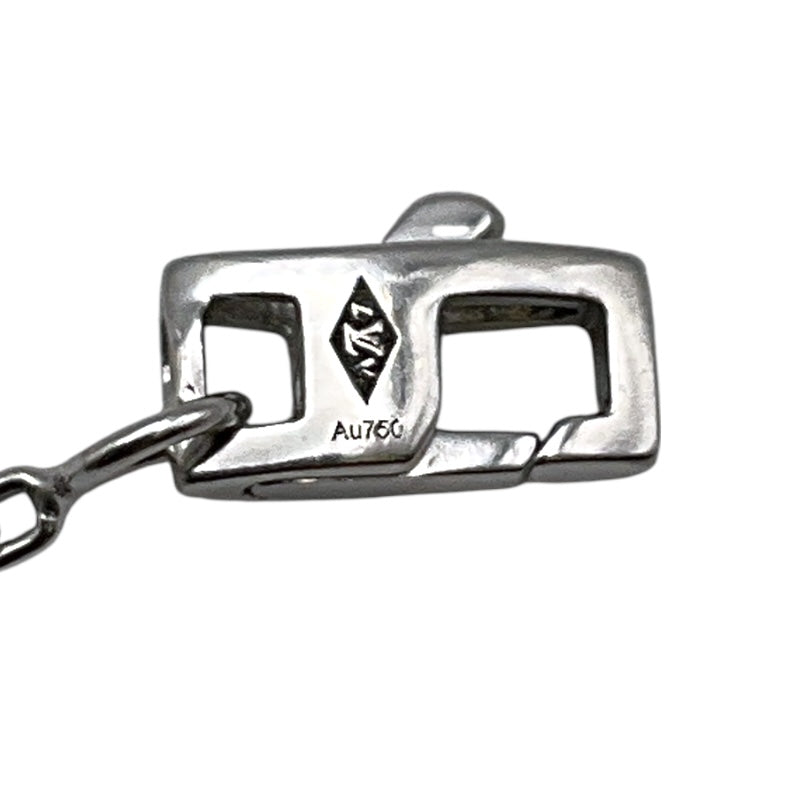 ルイ・ヴィトン LOUIS VUITTON ブラスレサンブロッサム４Ｐダイヤブレス シルバー K18WG ジュエリー