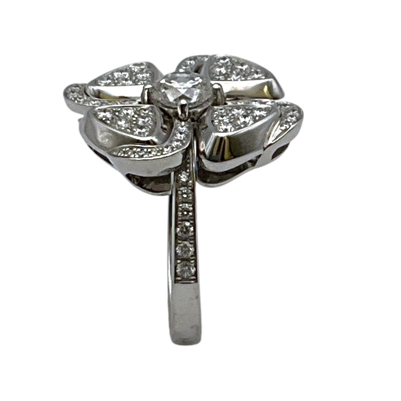 ブルガリ BVLGARI フィオレヴァーダイヤリング シルバー K18WG ジュエリー