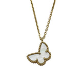 ヴァンクリーフ＆アーペル Van Cleef & Arpels スウィート アルハンブラ パピヨン ネックレス ゴールド Au750 ジュエリー
