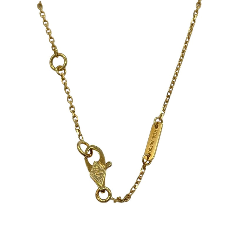 ヴァンクリーフ＆アーペル Van Cleef & Arpels フリヴォル1Pエメラルドネックレスミニ ゴールド Au750 エメラルド ジュエリー