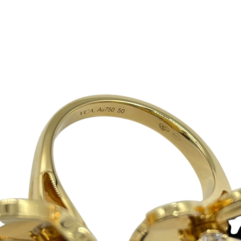 ヴァンクリーフ＆アーペル Van Cleef & Arpels フリヴォル アントレ レ ドア リング K18YG ジュエリー